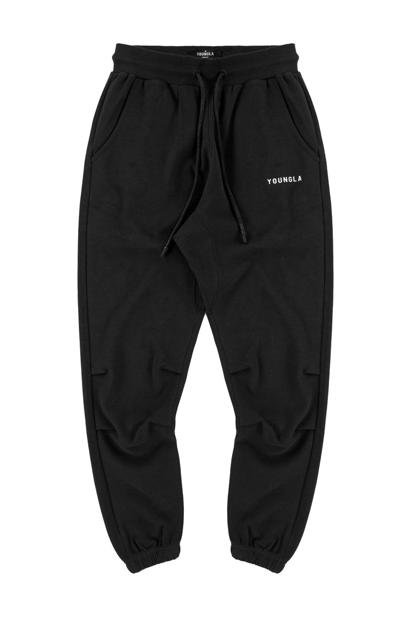 YoungLA 210 Kick-Back Joggers Zwart | 6582741-VJ
