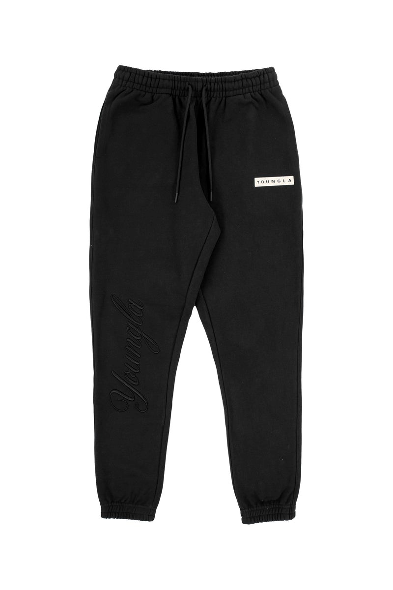 YoungLA 245 Autograph Joggers Zwart | 5624973-BO
