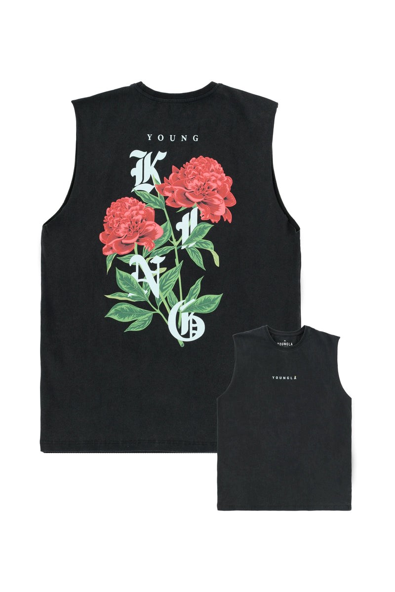 YoungLA 316 Young King Tanks Zwart | 9086725-SE