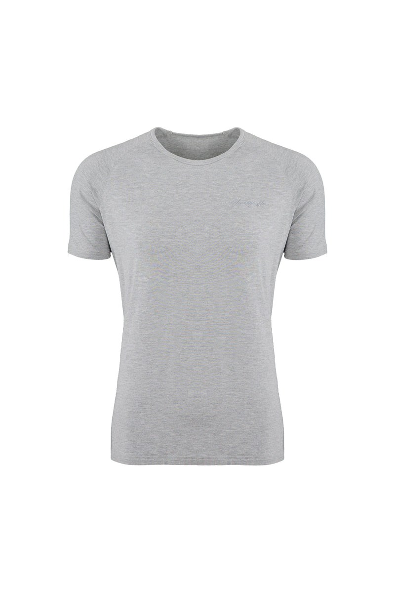 YoungLA 422 Fitted Delt Tee Grijs | 2481053-VQ