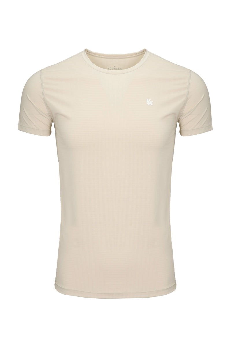 YoungLA 423 Zephyr Compression Kort Sleeve Beige | 8672049-ZR