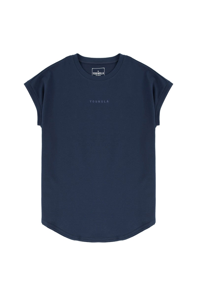 YoungLA 446 Rambo Tees Donkerblauw | 0246798-LB