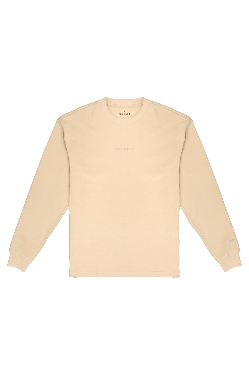 YoungLA 450 Cloud Foam Long Sleeves Beige | 3074156-UO