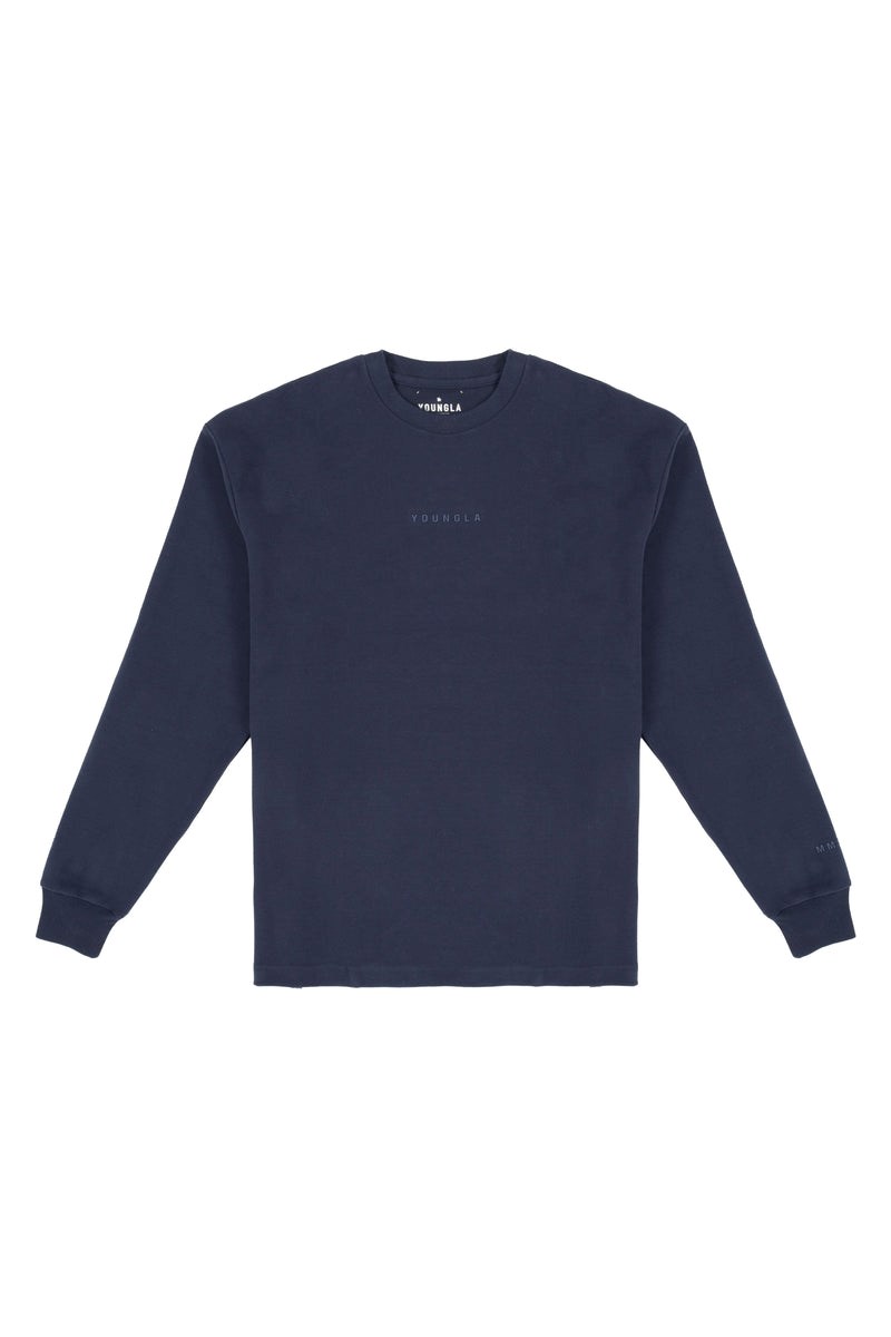 YoungLA 450 Cloud Foam Long Sleeves Donkerblauw | 8740216-LM