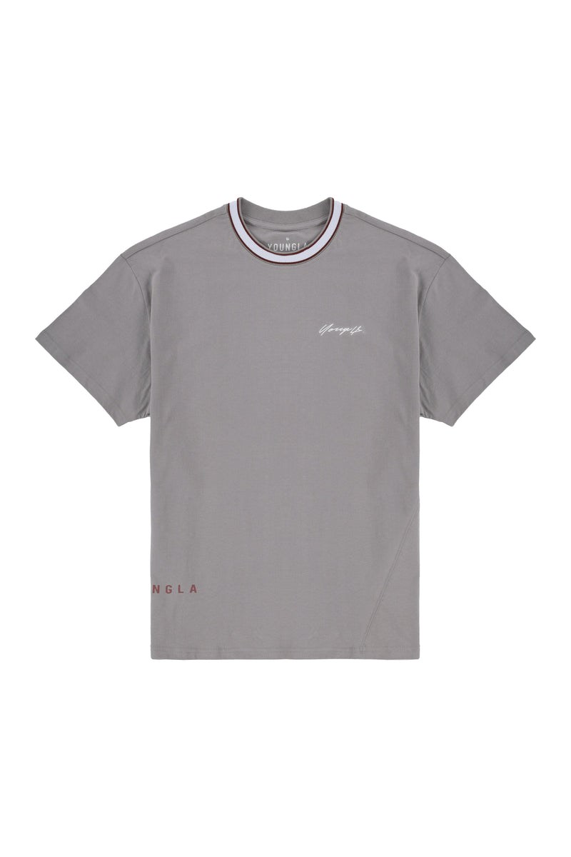 YoungLA 451 Noble Tees Grijs | 6491038-WU