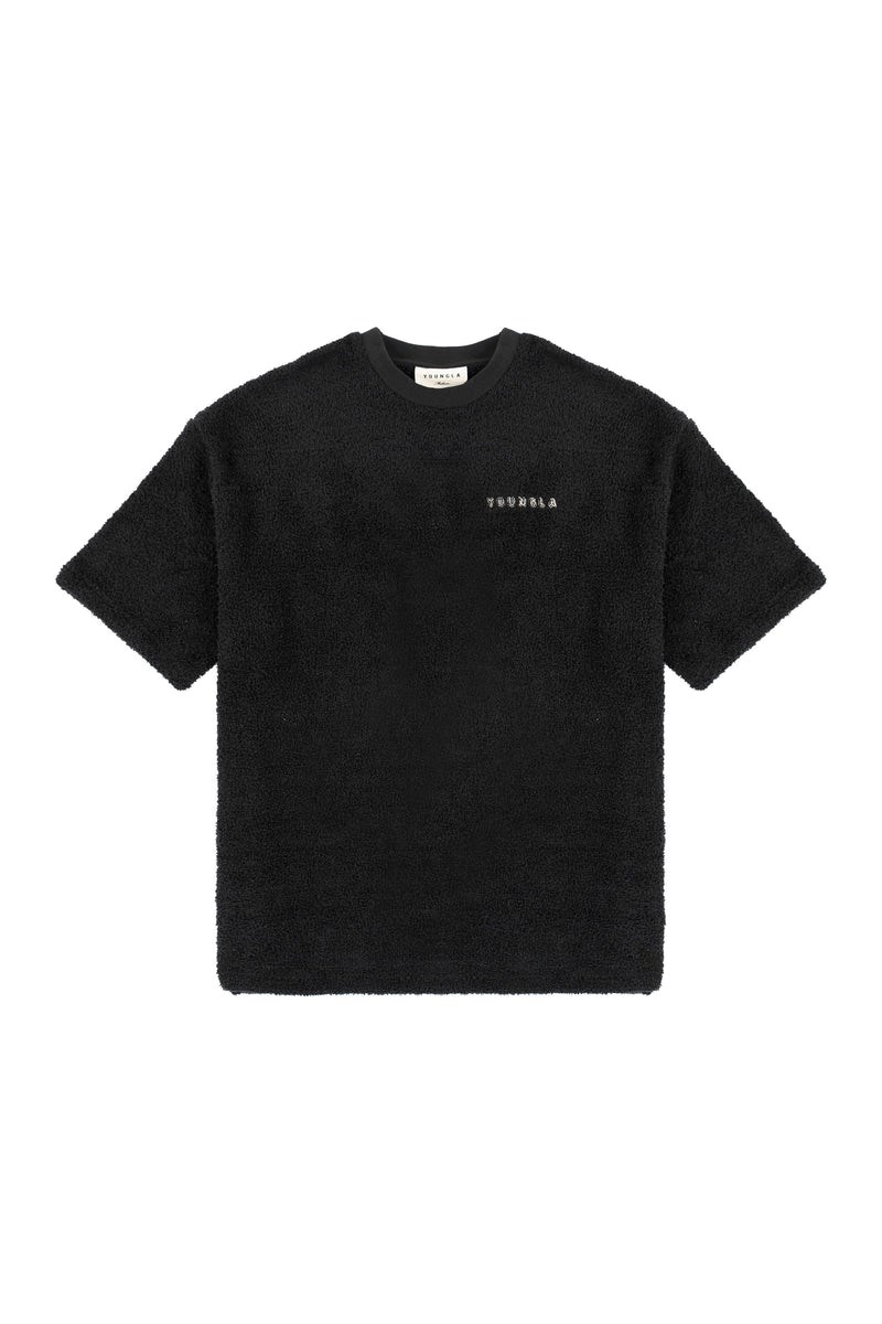 YoungLA 457 Cozy Tees Zwart | 4610792-NV