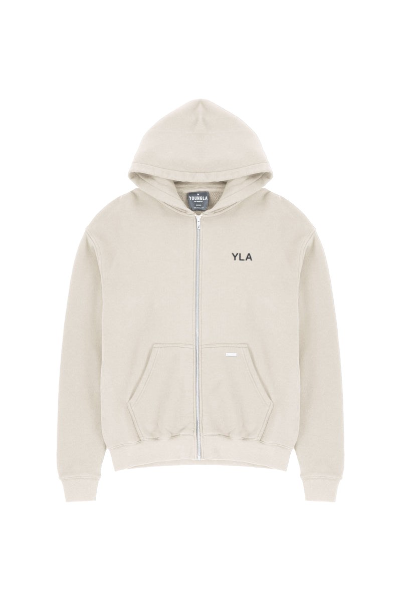 YoungLA 515 Monarch Zip-up Hoodie Lichtturkoois | 4189037-CY