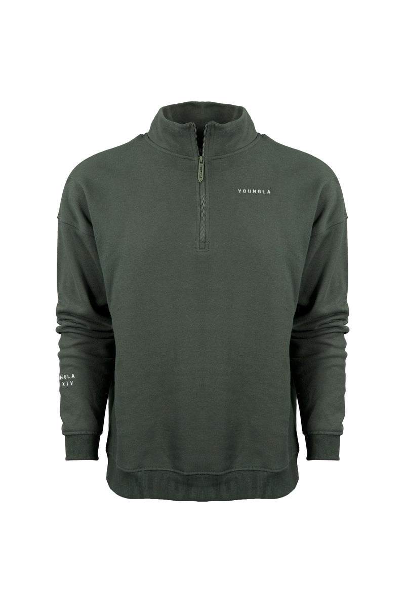 YoungLA 516 Alumni Quarter Zips Groen | 9840136-RZ