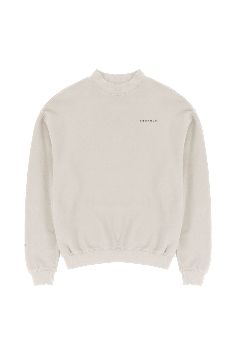 YoungLA 525 Monarch Mock-neck Trui Lichtturkoois | 2764503-GL