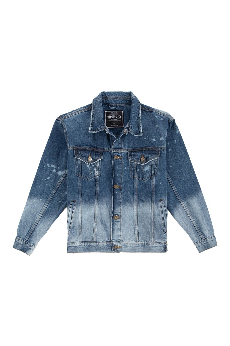 YoungLA 632 Downtown Denim Jackets Blauw | 7028193-OH