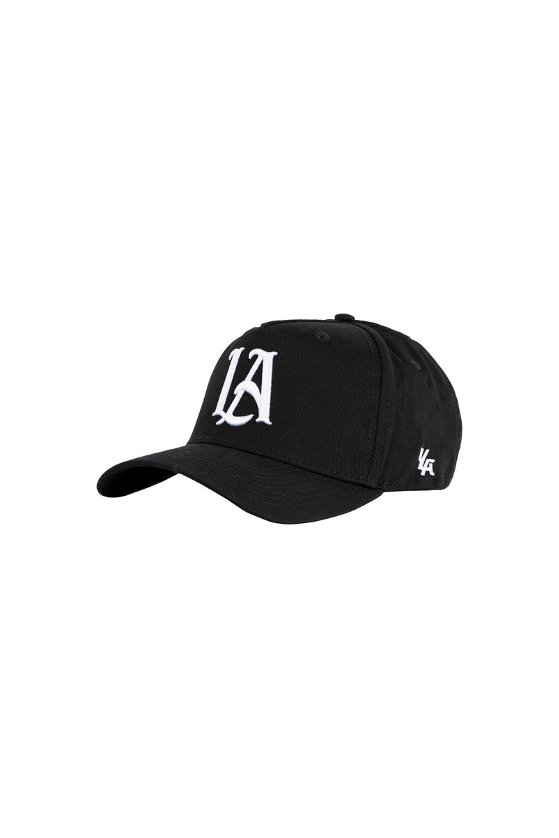 YoungLA 920 A-Frame LA Snapback Hat 2.0 Zwart | 5012479-ZF