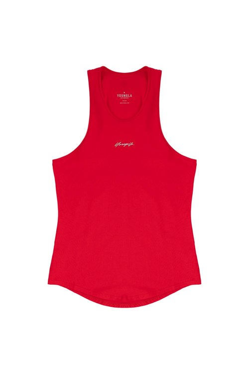 YoungLA 309 Signature Tanks Rood | 9371840-TU