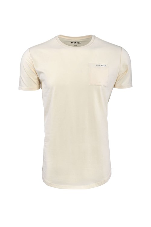 YoungLA 406 Perfect Pocket Tee Off-White | 8253169-LE