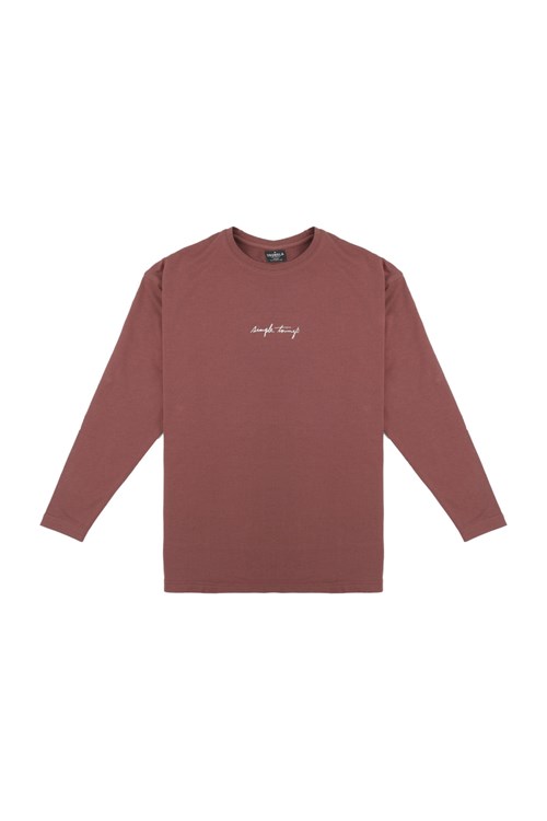 YoungLA 427 Simple Things Long Sleeve Shirt Bruin | 5039287-IV
