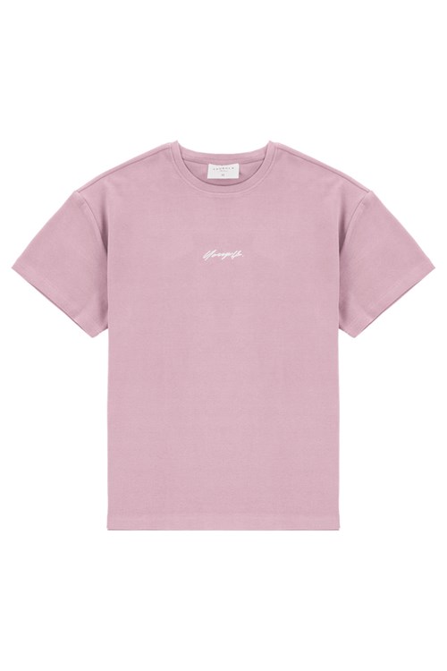 YoungLA 430 Oversized Cloud Foam Tee Lavendel | 6435291-WL