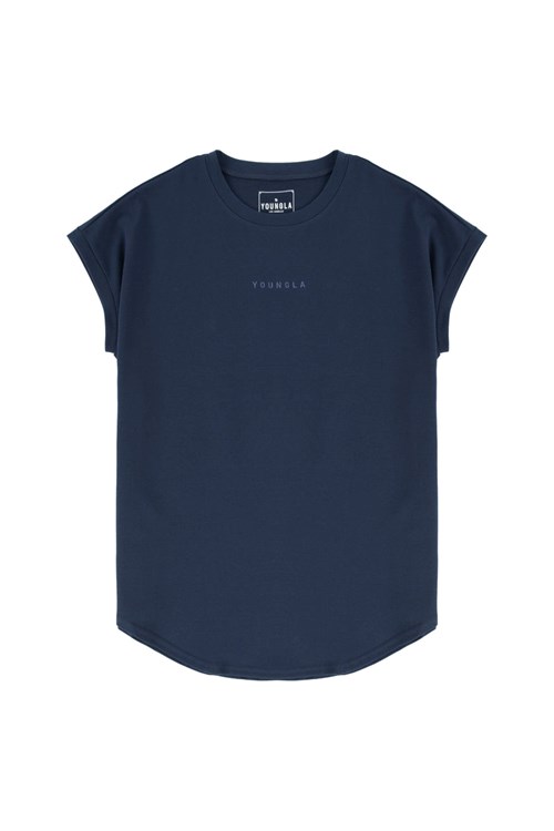 YoungLA 446 Rambo Tees Donkerblauw | 0246798-LB