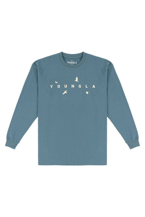 YoungLA 811 Liberty Long Sleeves Teal | 8713960-SN